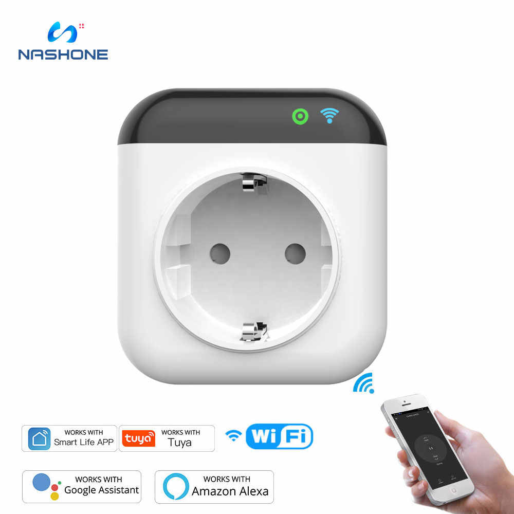 Nashone Wifi thermostat Smart Temperature Control System Tuya Temperature  Sensor 220V EU Thermometer Connect Alexa Google Home